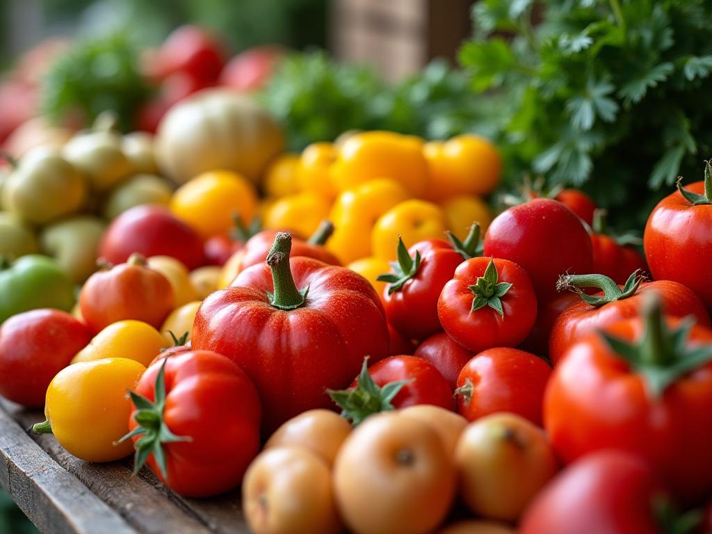 Frisches Bio-Obst und Bio-Gemüse